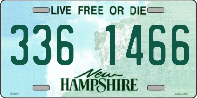 NH license plate 3361466