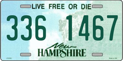 NH license plate 3361467