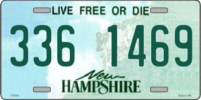 NH license plate 3361469