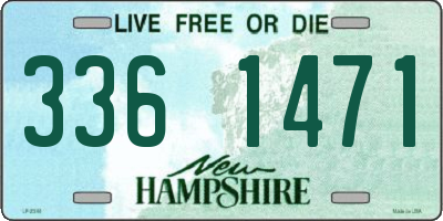 NH license plate 3361471
