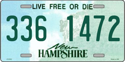 NH license plate 3361472