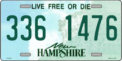 NH license plate 3361476