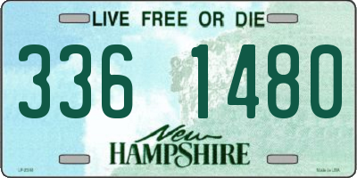 NH license plate 3361480