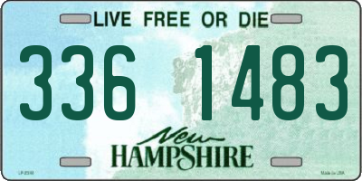 NH license plate 3361483