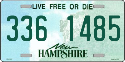NH license plate 3361485