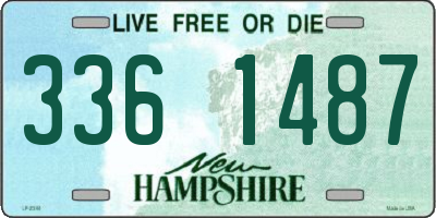 NH license plate 3361487