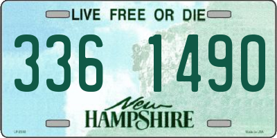 NH license plate 3361490
