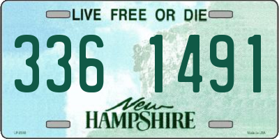 NH license plate 3361491