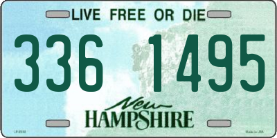 NH license plate 3361495
