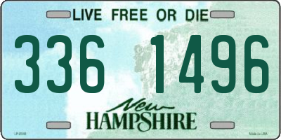 NH license plate 3361496