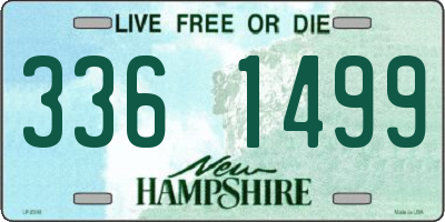 NH license plate 3361499