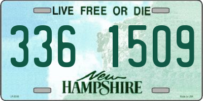 NH license plate 3361509