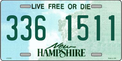 NH license plate 3361511