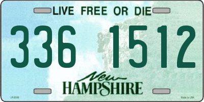 NH license plate 3361512