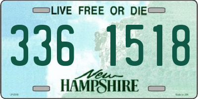 NH license plate 3361518