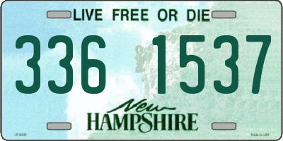 NH license plate 3361537
