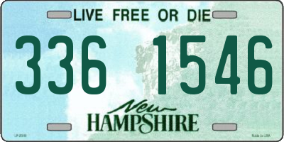 NH license plate 3361546