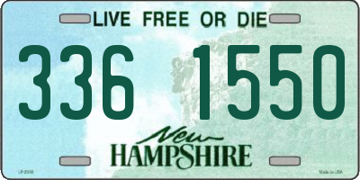 NH license plate 3361550