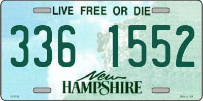 NH license plate 3361552