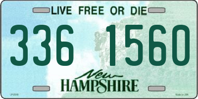 NH license plate 3361560