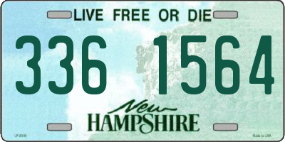 NH license plate 3361564