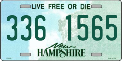 NH license plate 3361565