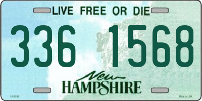 NH license plate 3361568