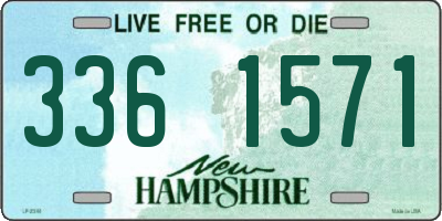 NH license plate 3361571