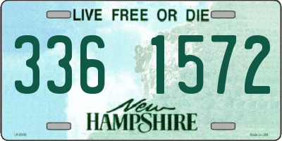 NH license plate 3361572