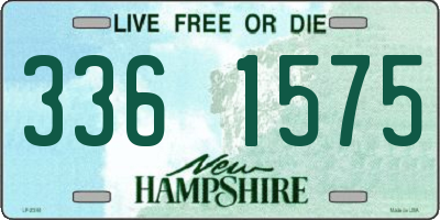 NH license plate 3361575