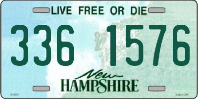 NH license plate 3361576