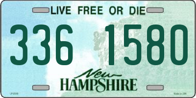 NH license plate 3361580