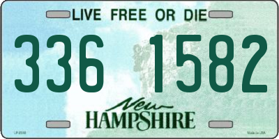 NH license plate 3361582