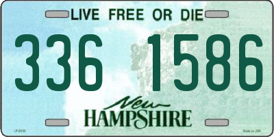 NH license plate 3361586