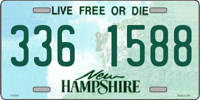 NH license plate 3361588