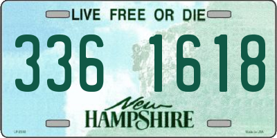 NH license plate 3361618