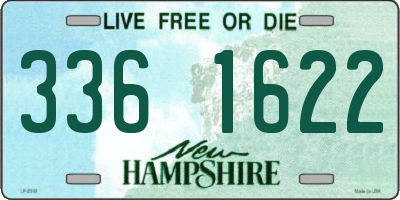 NH license plate 3361622