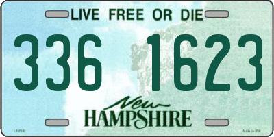 NH license plate 3361623