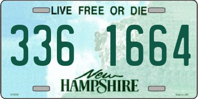 NH license plate 3361664