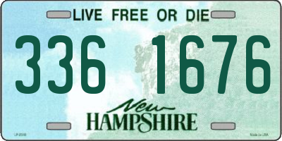 NH license plate 3361676