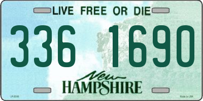 NH license plate 3361690