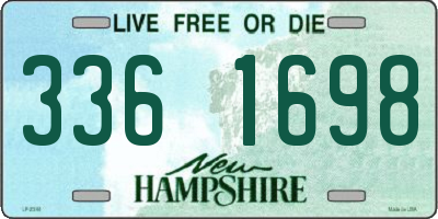 NH license plate 3361698