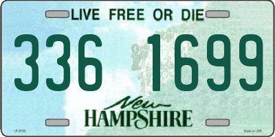 NH license plate 3361699