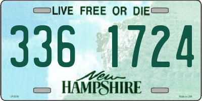 NH license plate 3361724