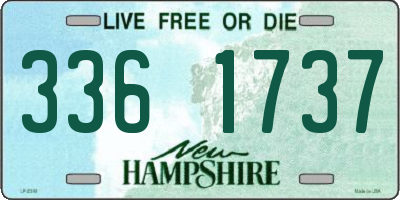 NH license plate 3361737