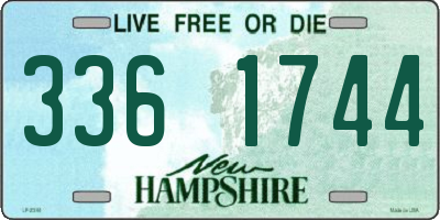 NH license plate 3361744