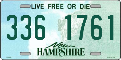 NH license plate 3361761