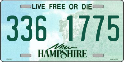 NH license plate 3361775