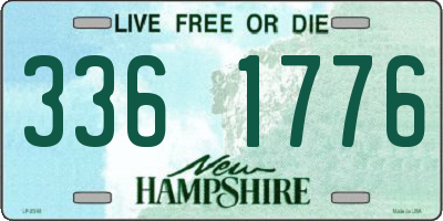NH license plate 3361776