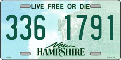 NH license plate 3361791